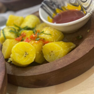 Boiled plantain